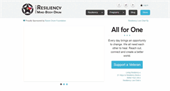 Desktop Screenshot of project-resiliency.org