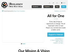 Tablet Screenshot of project-resiliency.org